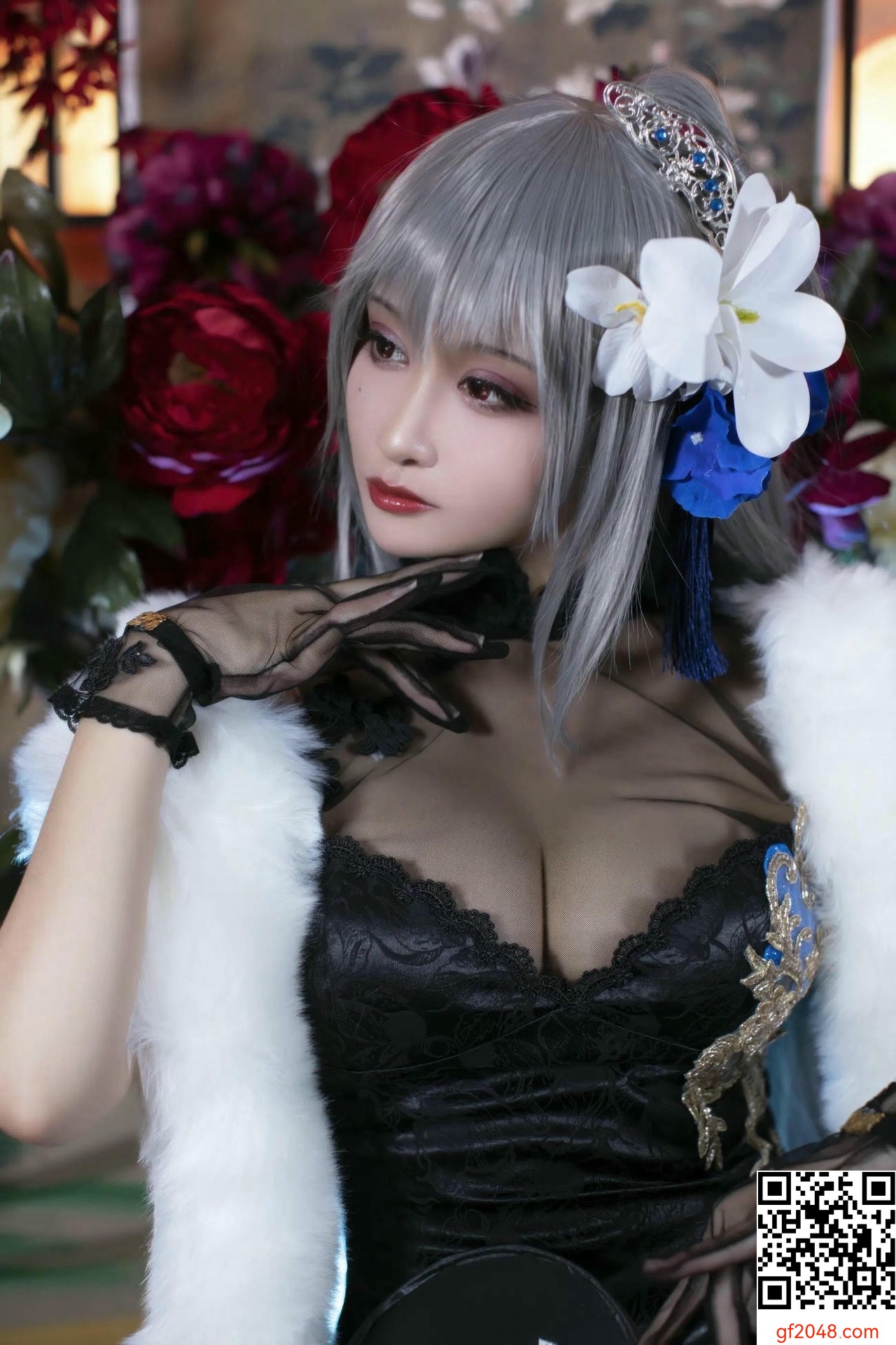 【網路收集系列】洛璃LoLiSAMA - 碧藍航線 路易九世旗袍【43P】