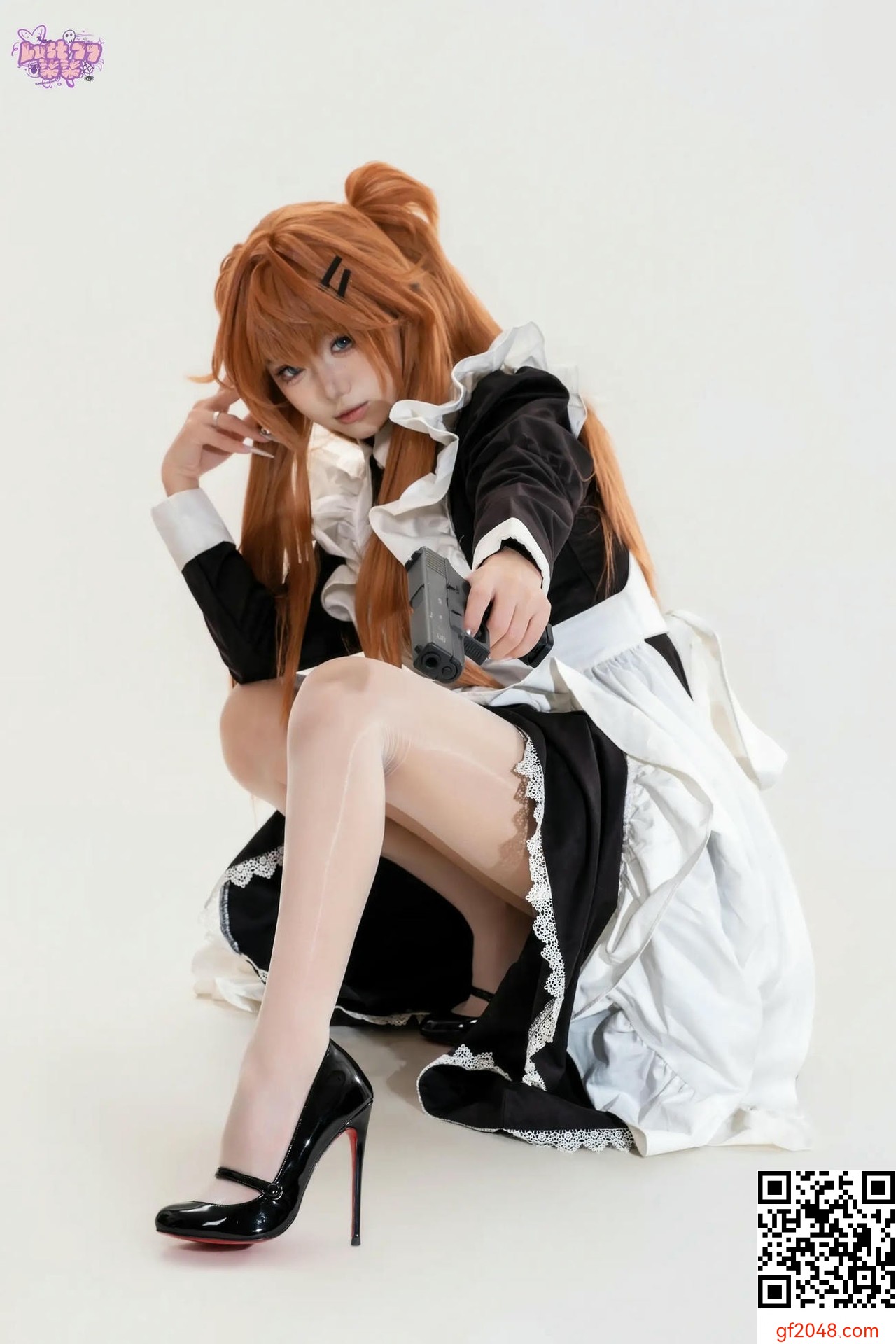 【網路收集系列】[Cosplay]柒柒要乖哦 - EVA 明日香女僕【68P】
