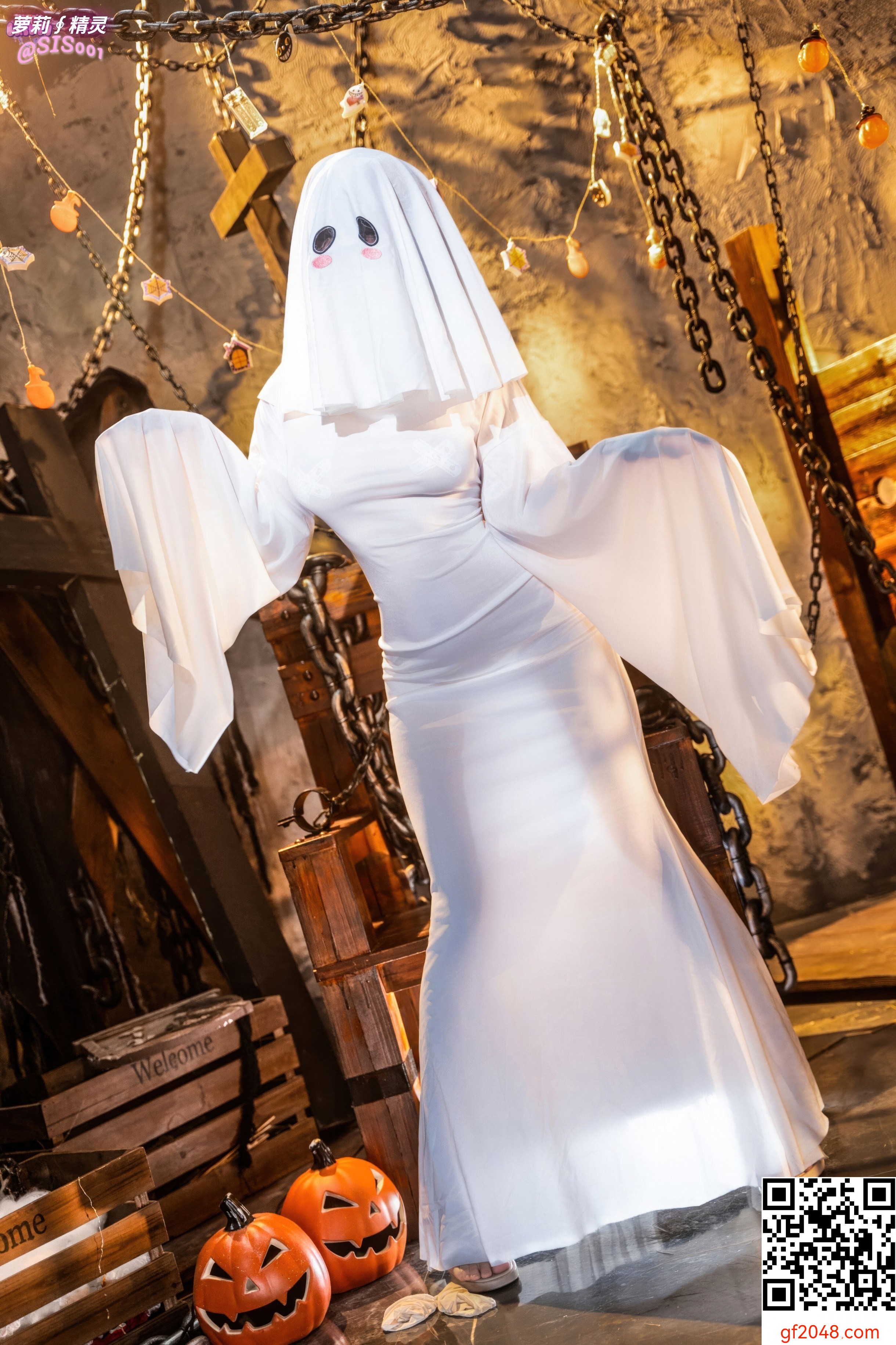 【达人组出品】Coser@柒柒要乖哦 - 幽灵娘 [87P]