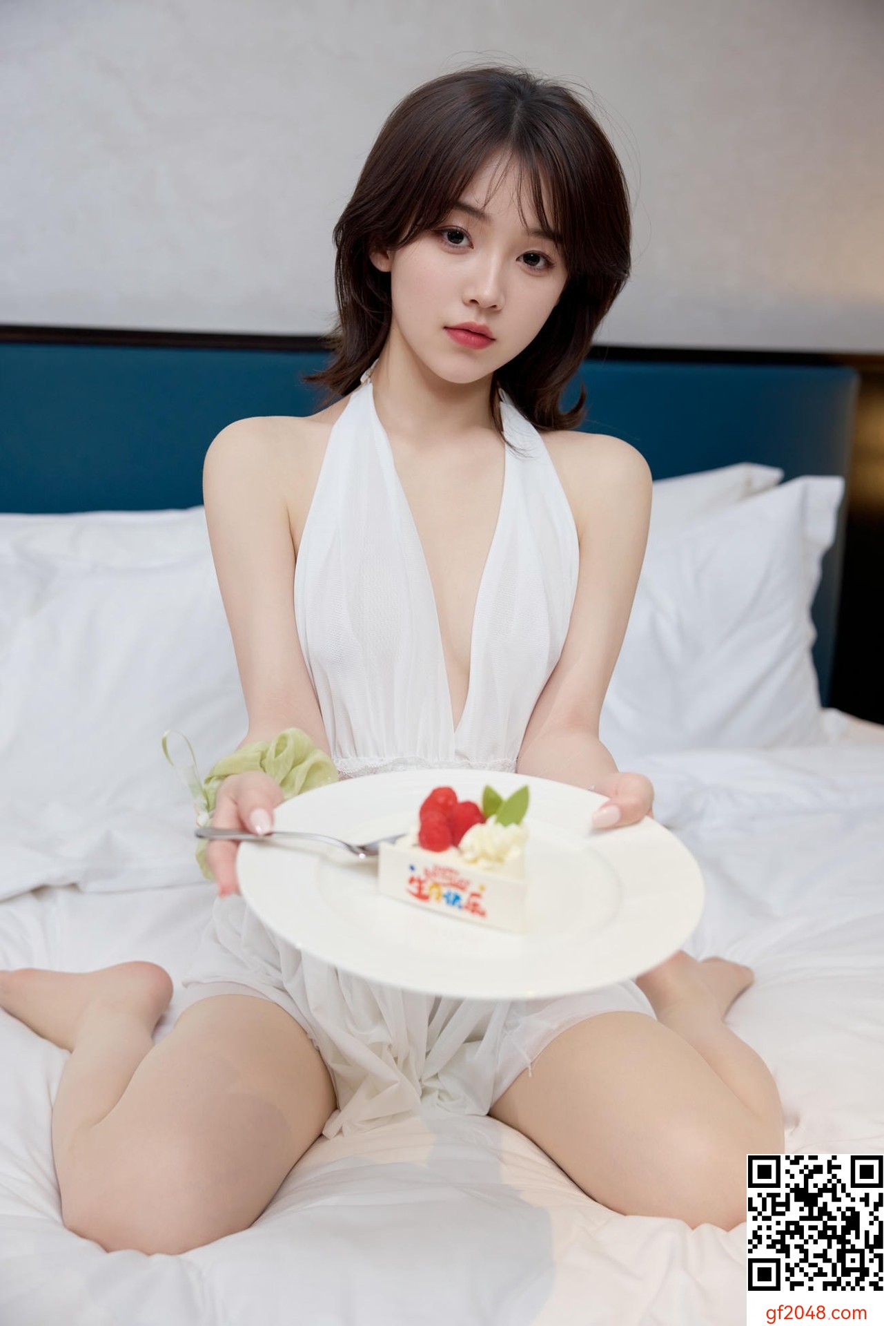【網路收集系列】 汁汁 - 秀人網 - 模特 她的白色短裙【81P】
