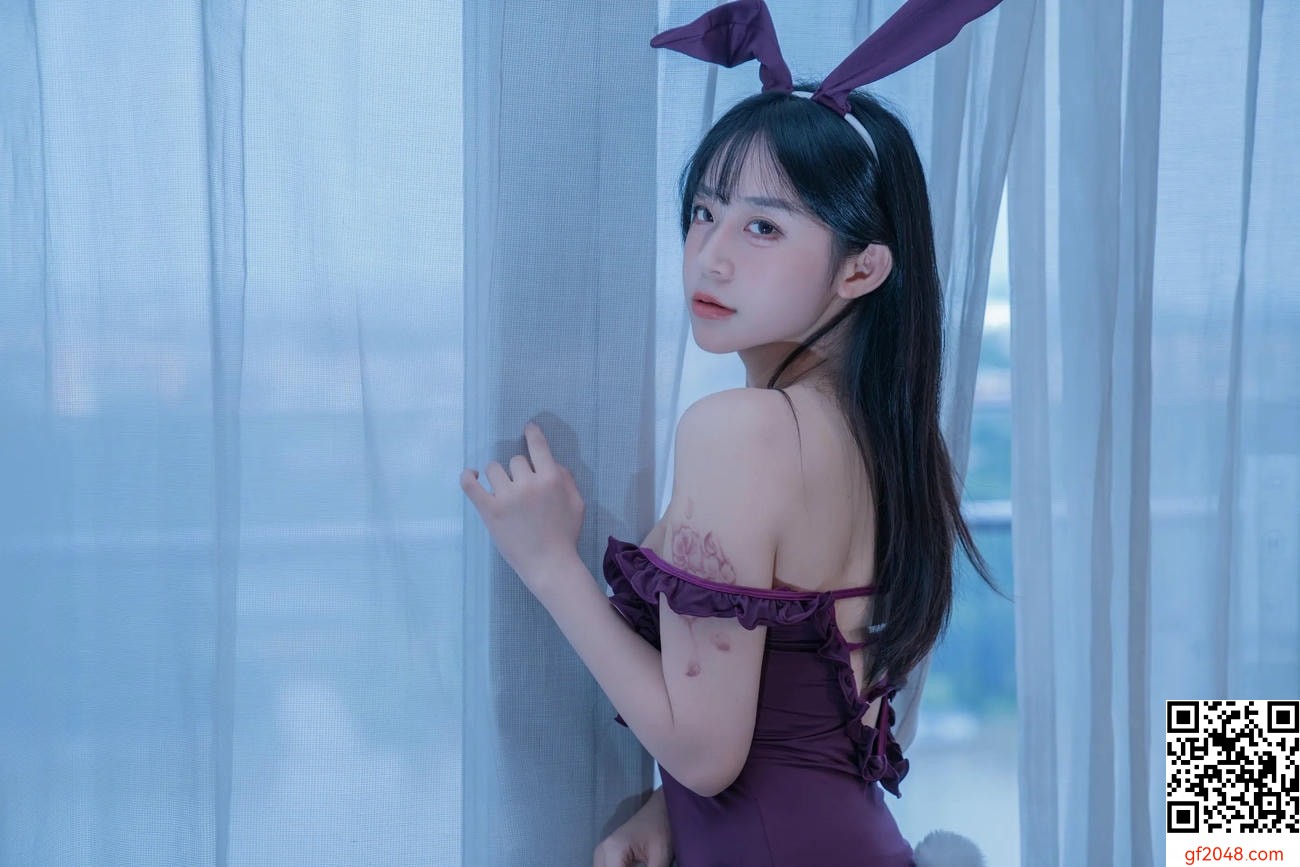 【網路收集系列】YITUYU .. 紫調兔耳邂逅溫柔 一元同學Jodie【57P】