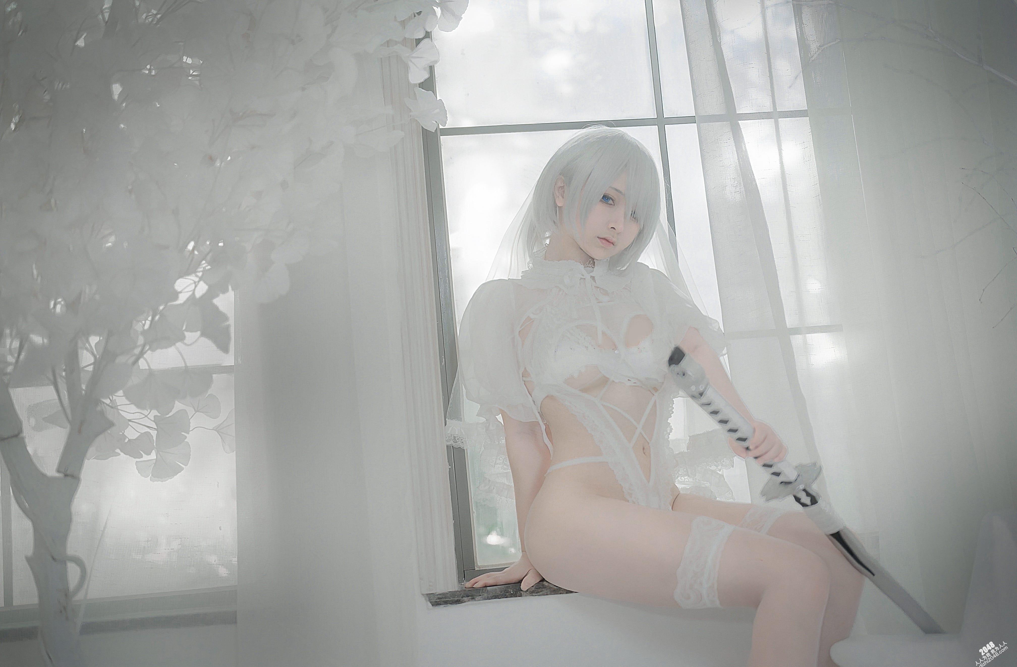 樱梨梨 - 2B白花嫁【24P】