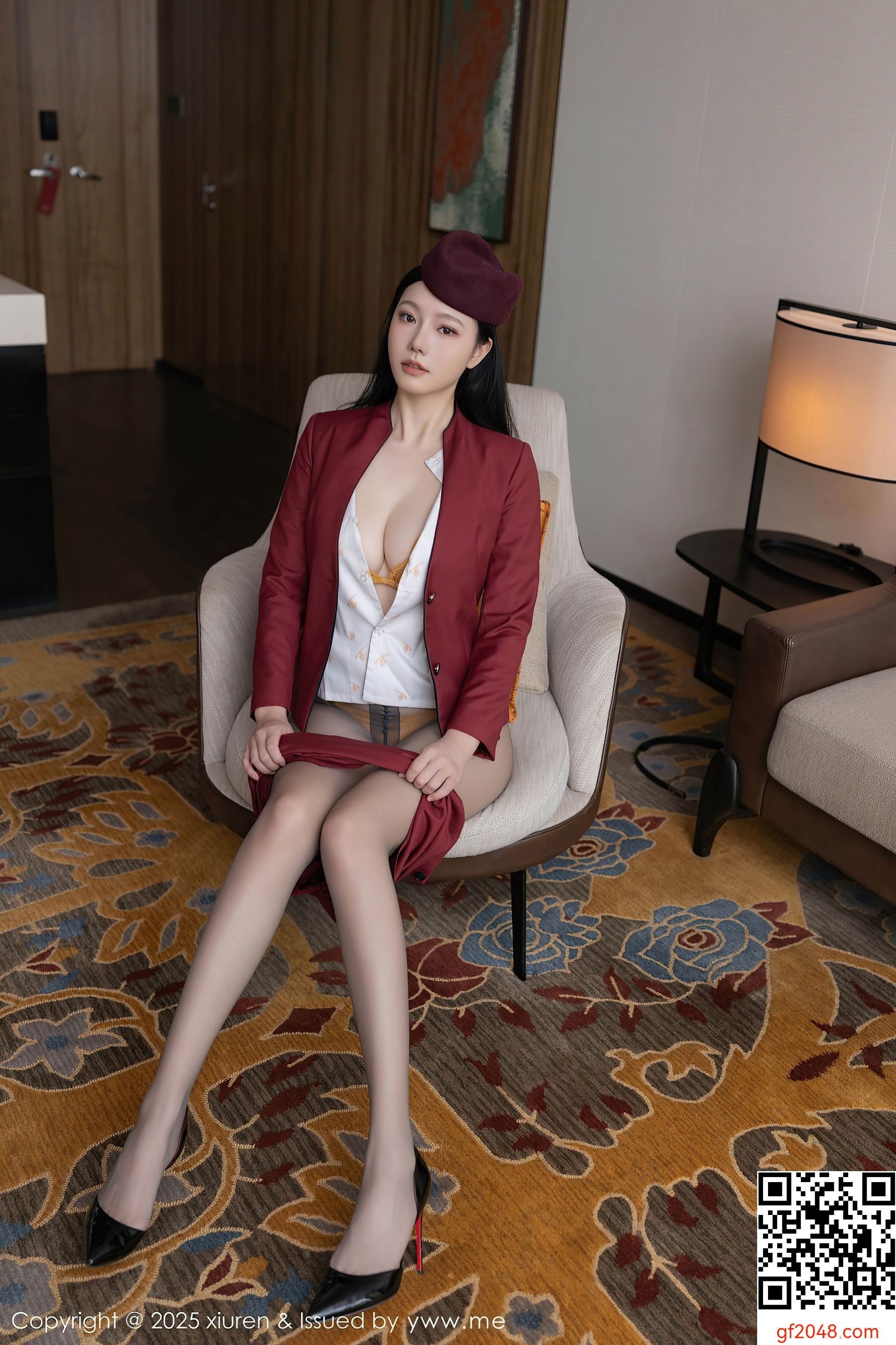 [XiuRen秀人网] No.10333 安然anran 空姐制服