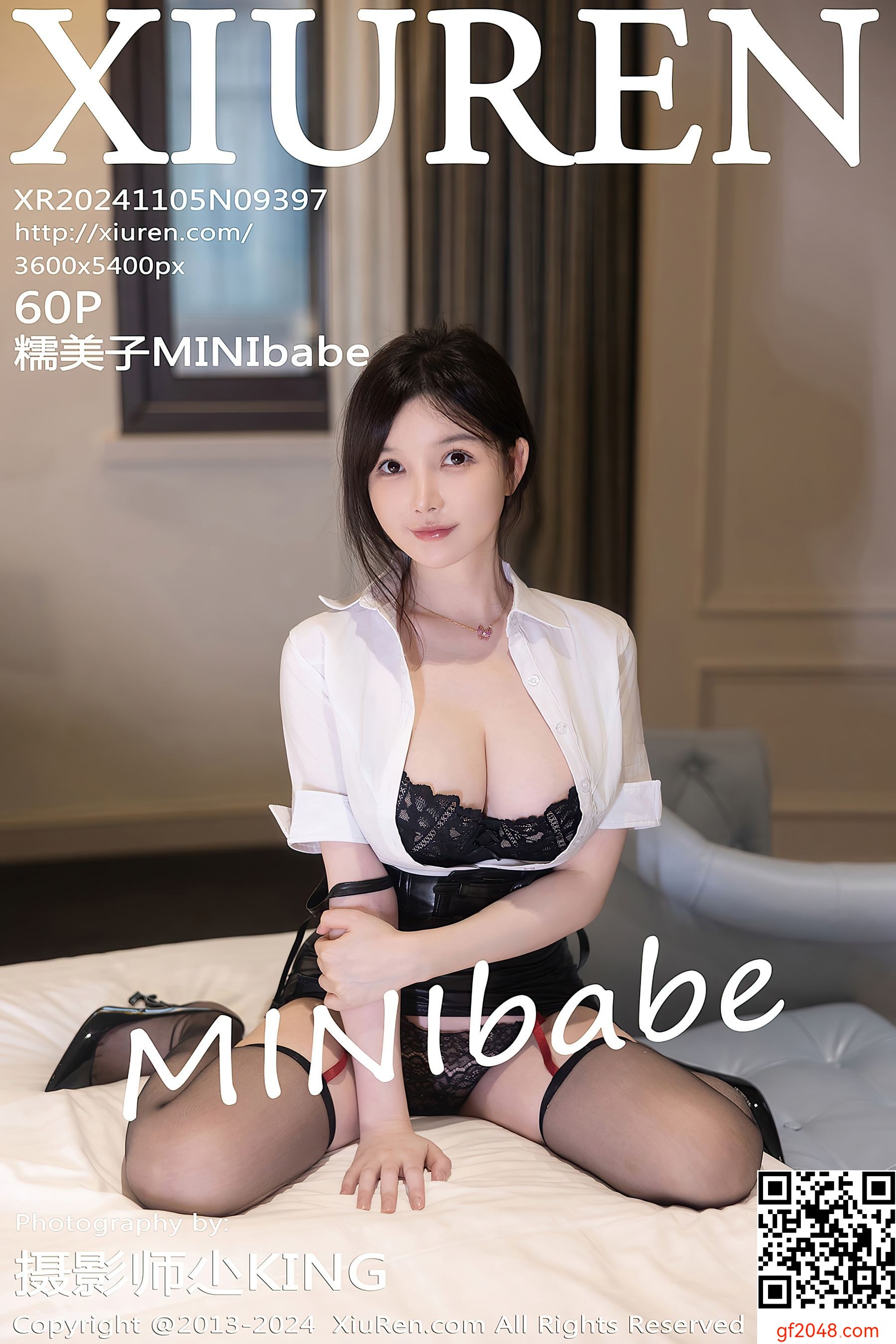 [XiuRen秀人网] No.9397 糯美子MINIbabe 黑丝美腿