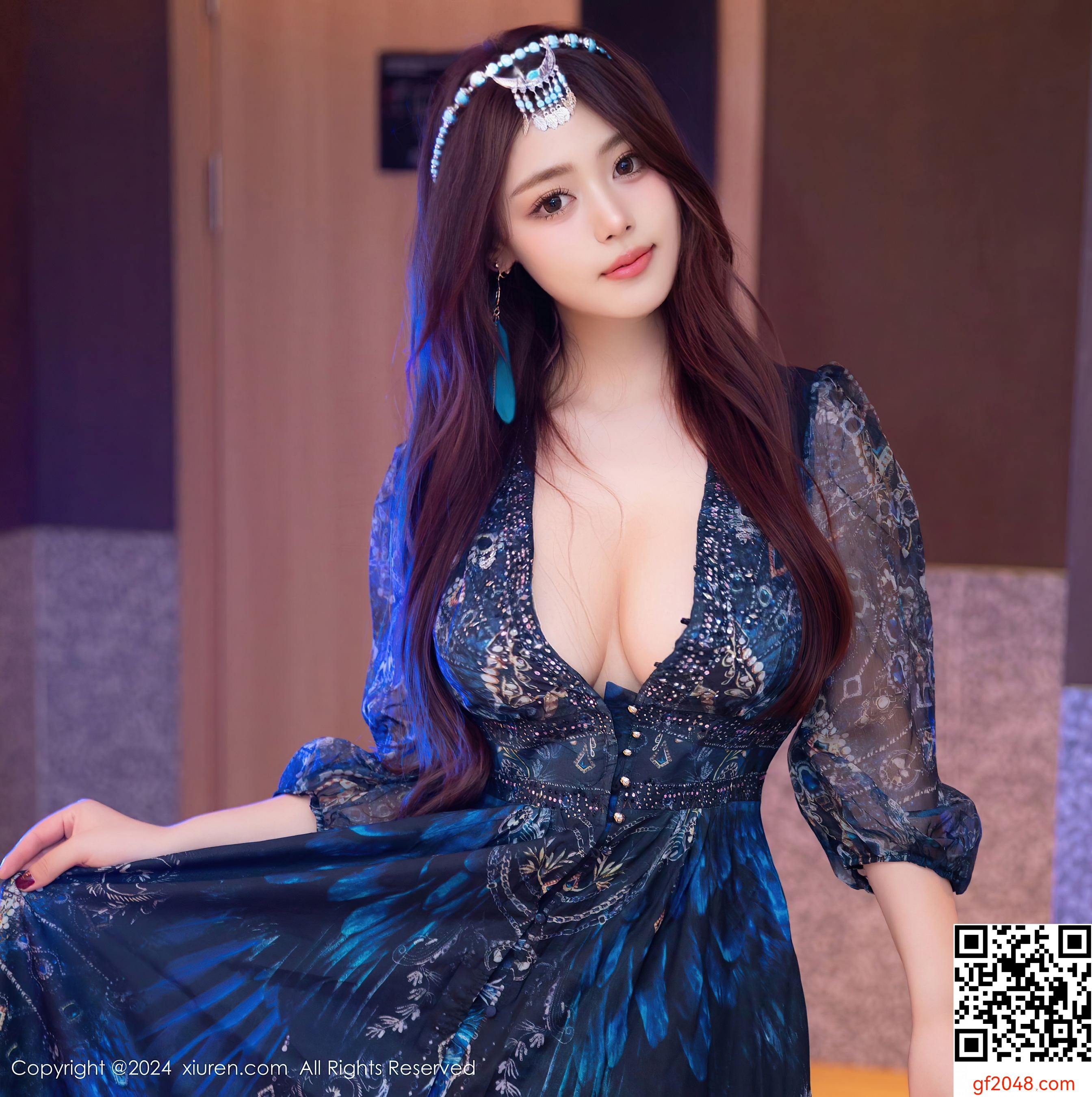 [XiuRen秀人网] No.9403 蛋蛋宝 黑丝美腿