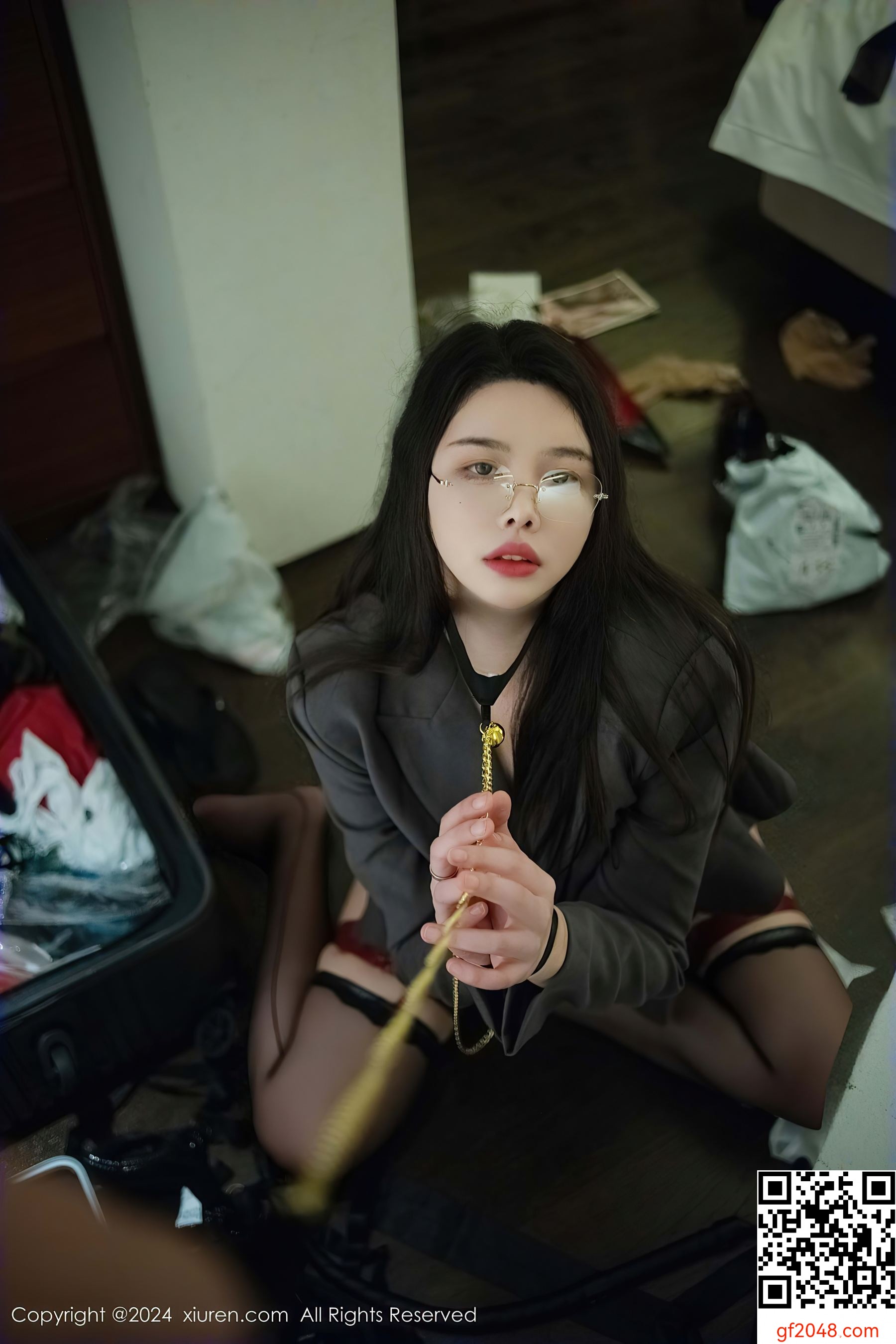 [XiuRen秀人网] No.9287 樱桃小犊子 黑丝美臀