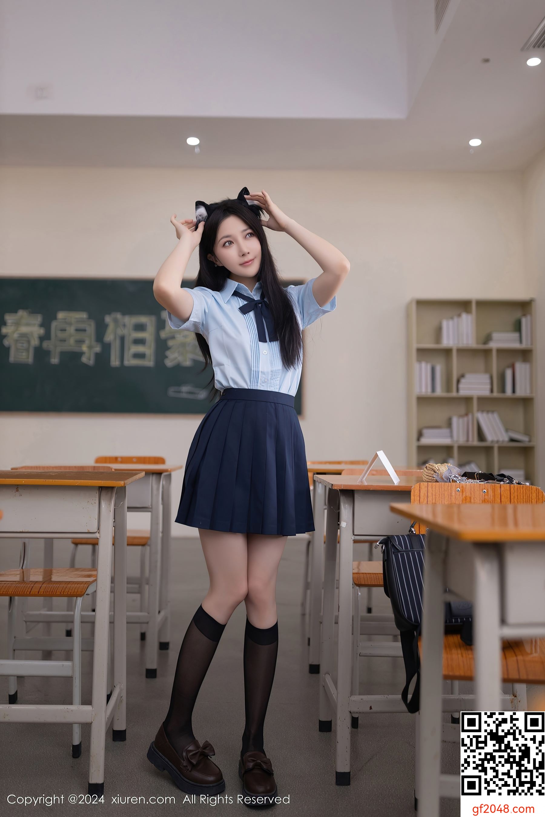 [XiuRen秀人网] No.8854 鱼子酱Fish 黑丝美腿