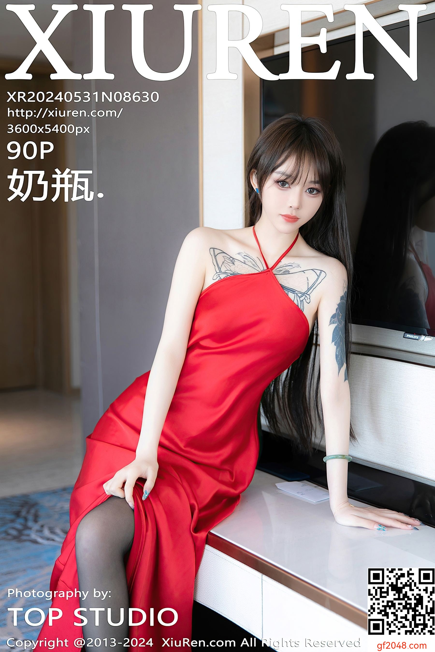 [XiuRen秀人网] No.8630 奶瓶. 长裙美腿
