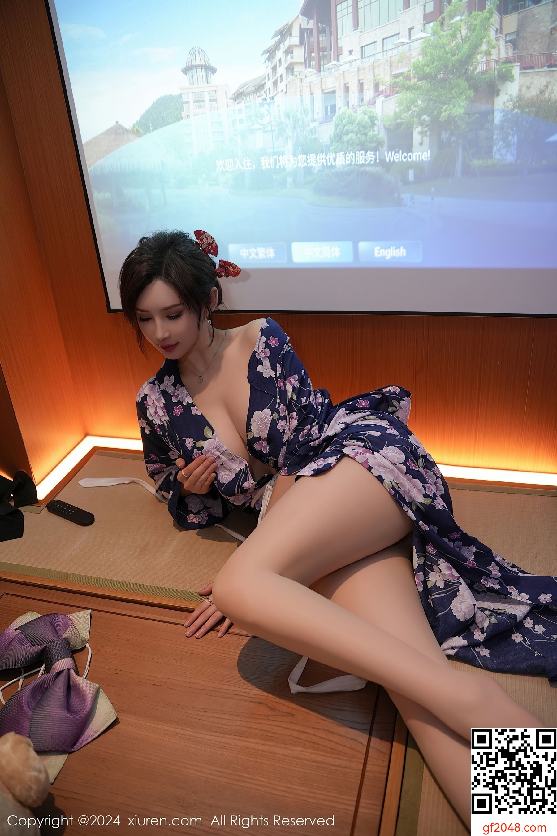 [XiuRen秀人网] No.7975 Carol周妍希 和服美臀