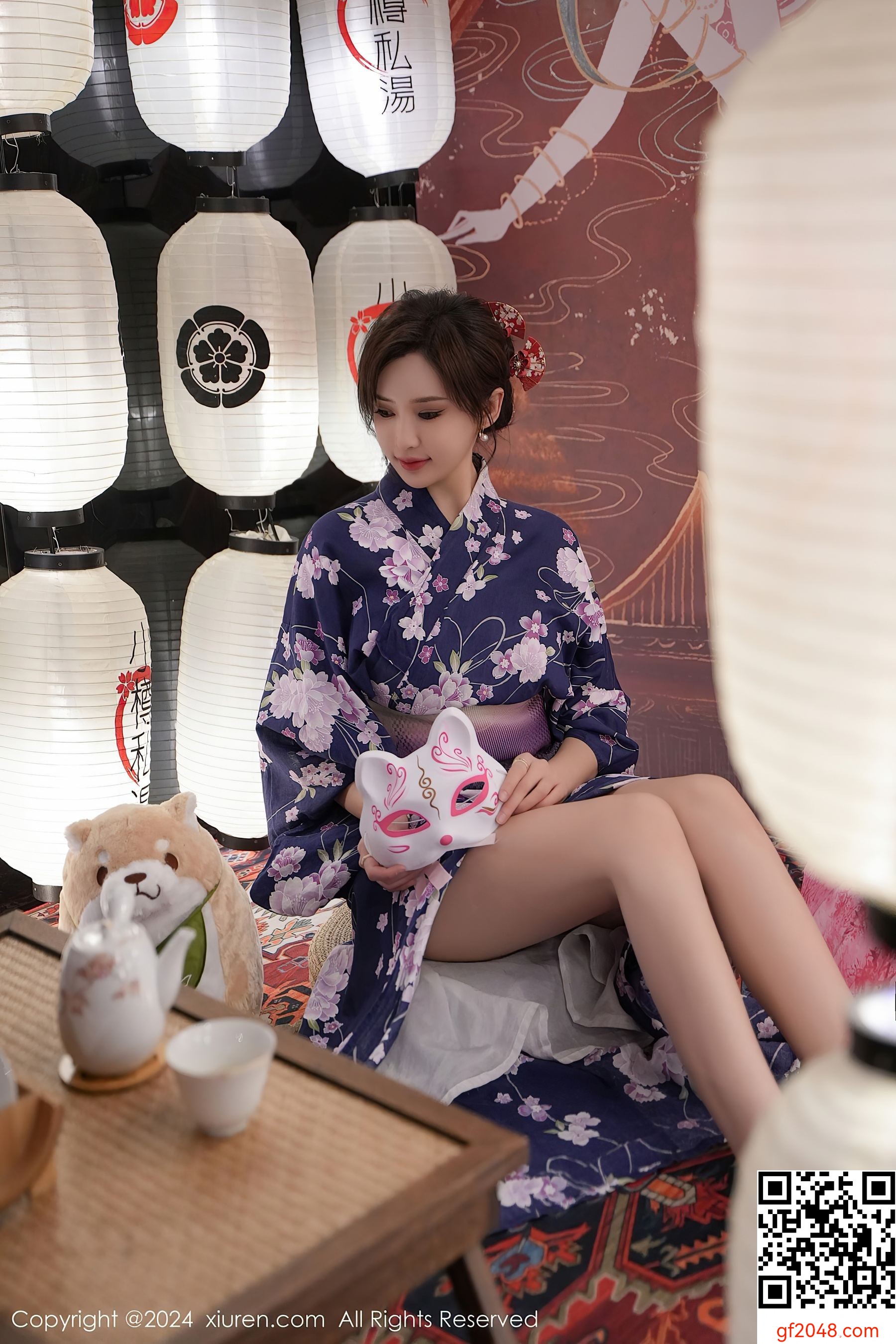 [XiuRen秀人网] No.7975 Carol周妍希 和服美臀