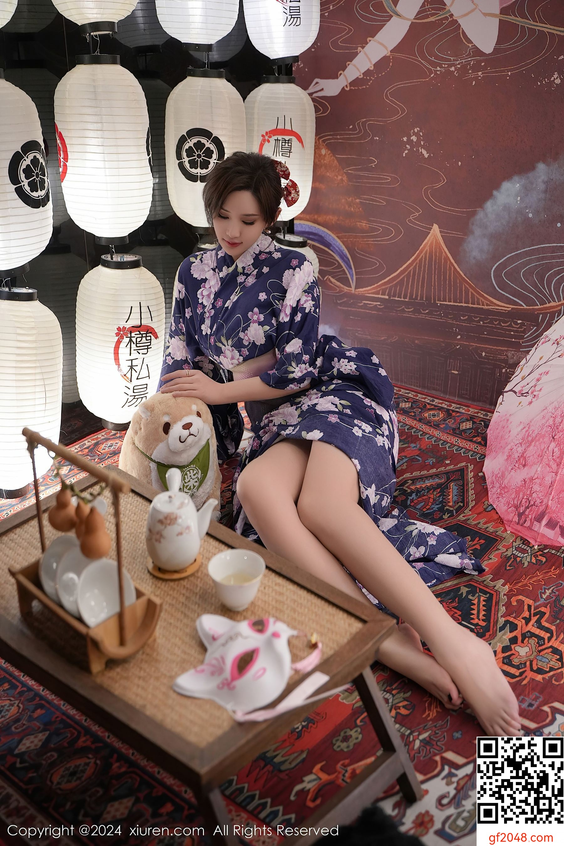 [XiuRen秀人网] No.7975 Carol周妍希 和服美臀
