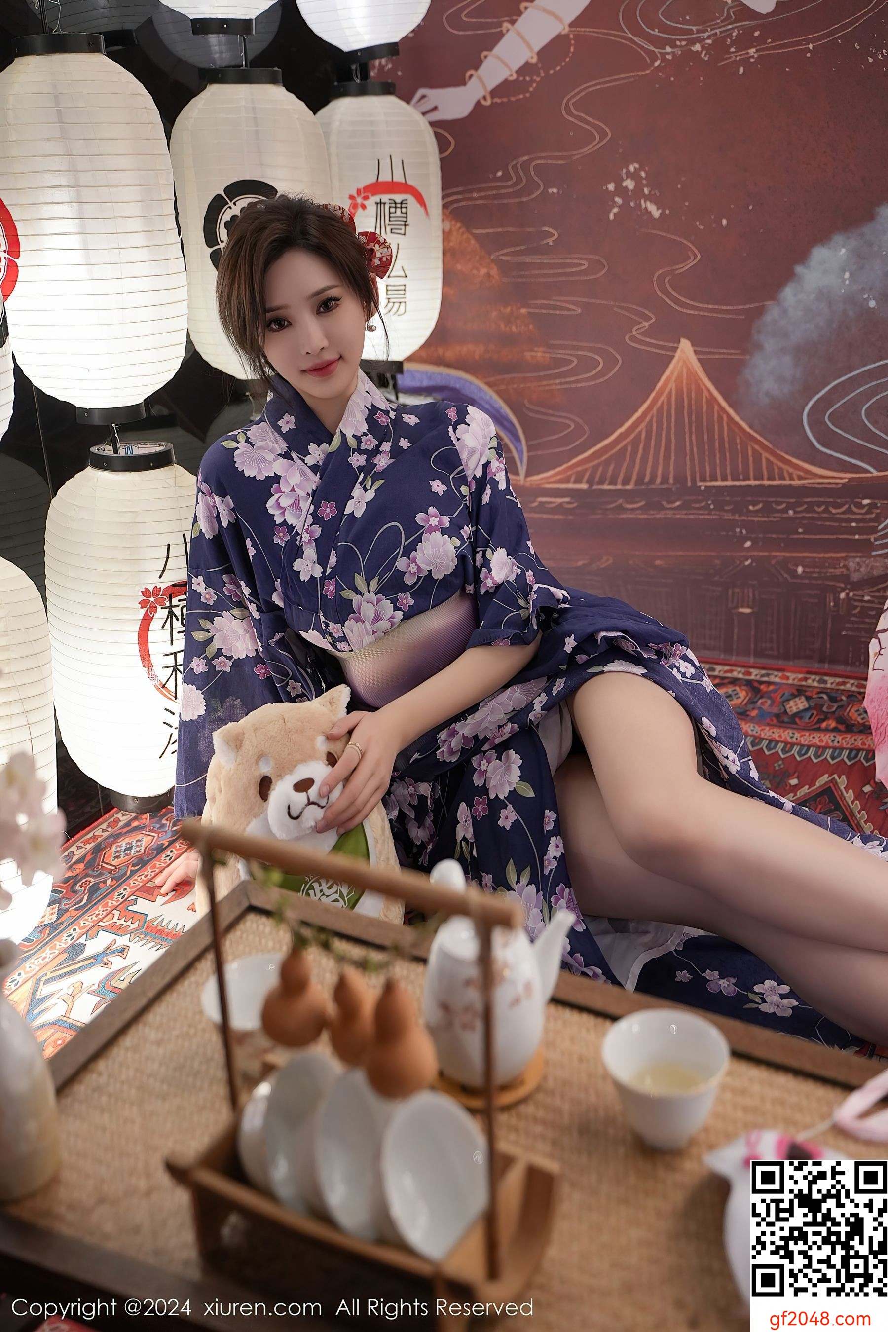 [XiuRen秀人网] No.7975 Carol周妍希 和服美臀