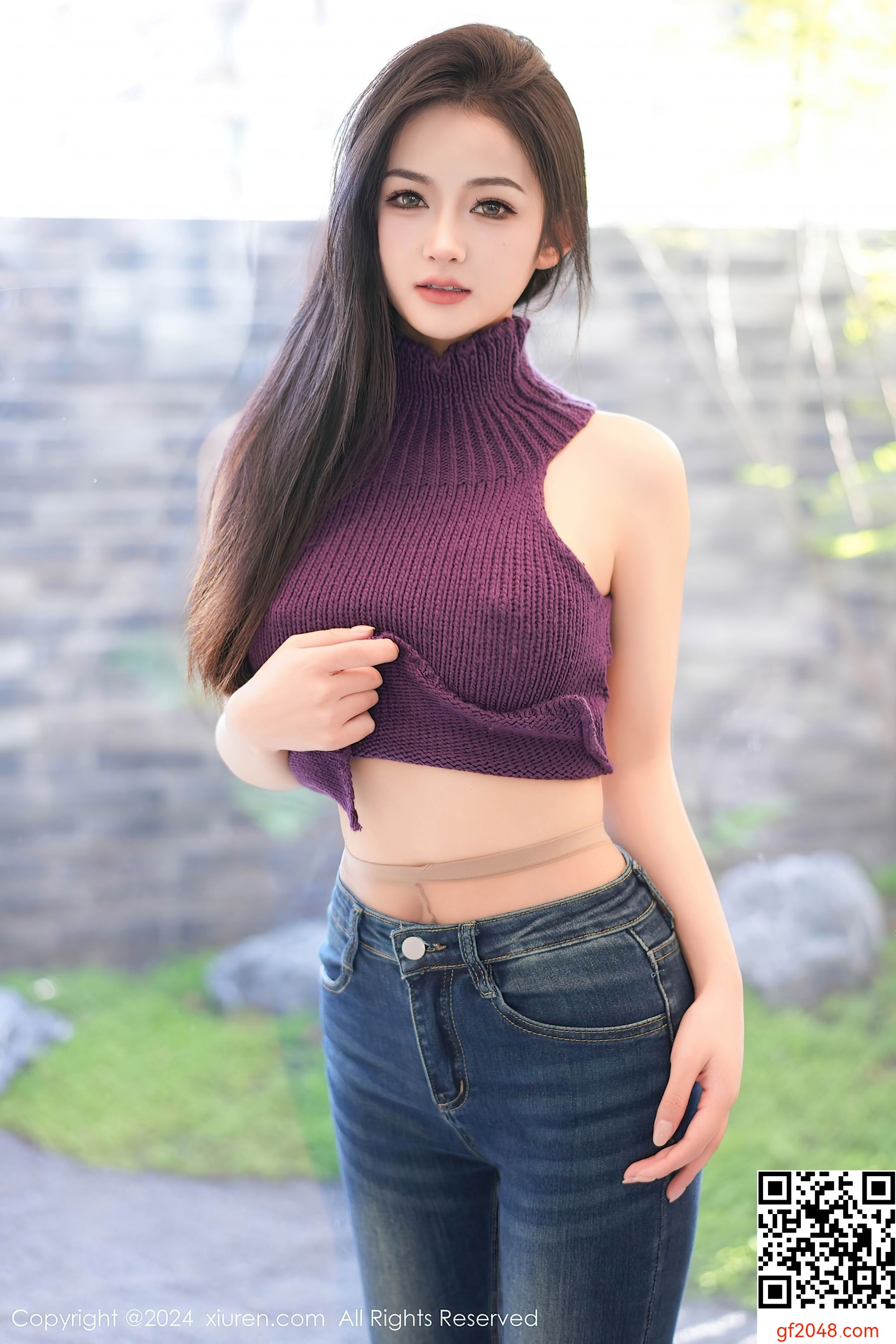 [XiuRen秀人网] No.7918 谭小灵 牛仔裤美腿