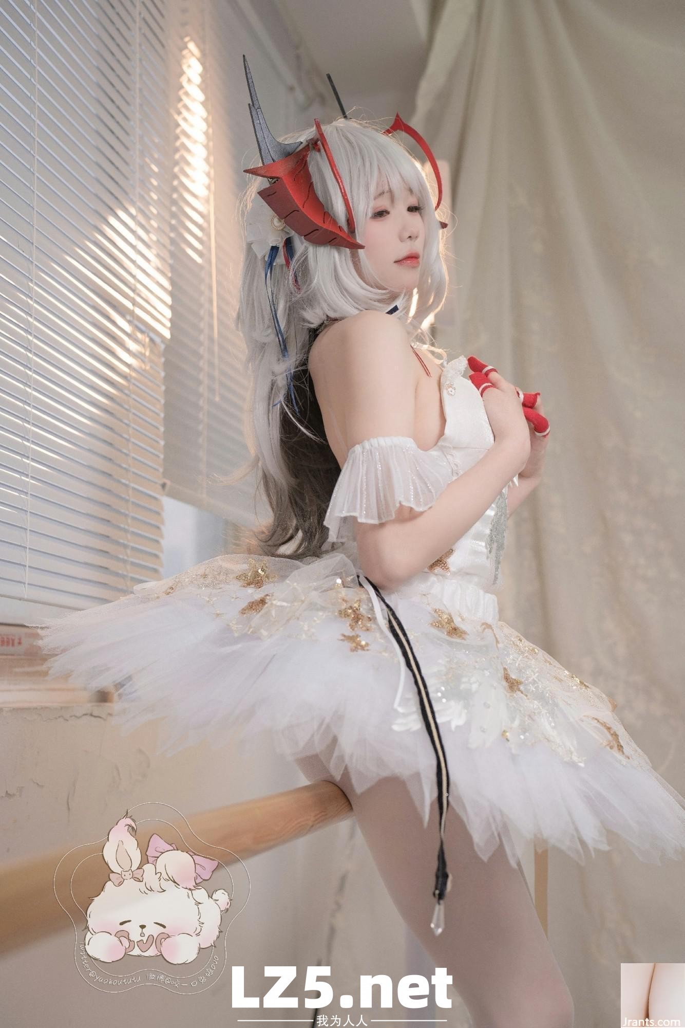 Coser@黏黏團子兔 – W天鵝之舞 (55P)