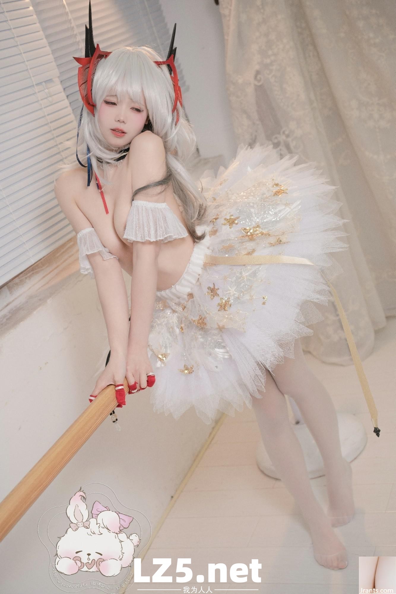Coser@黏黏團子兔 – W天鵝之舞 (55P)