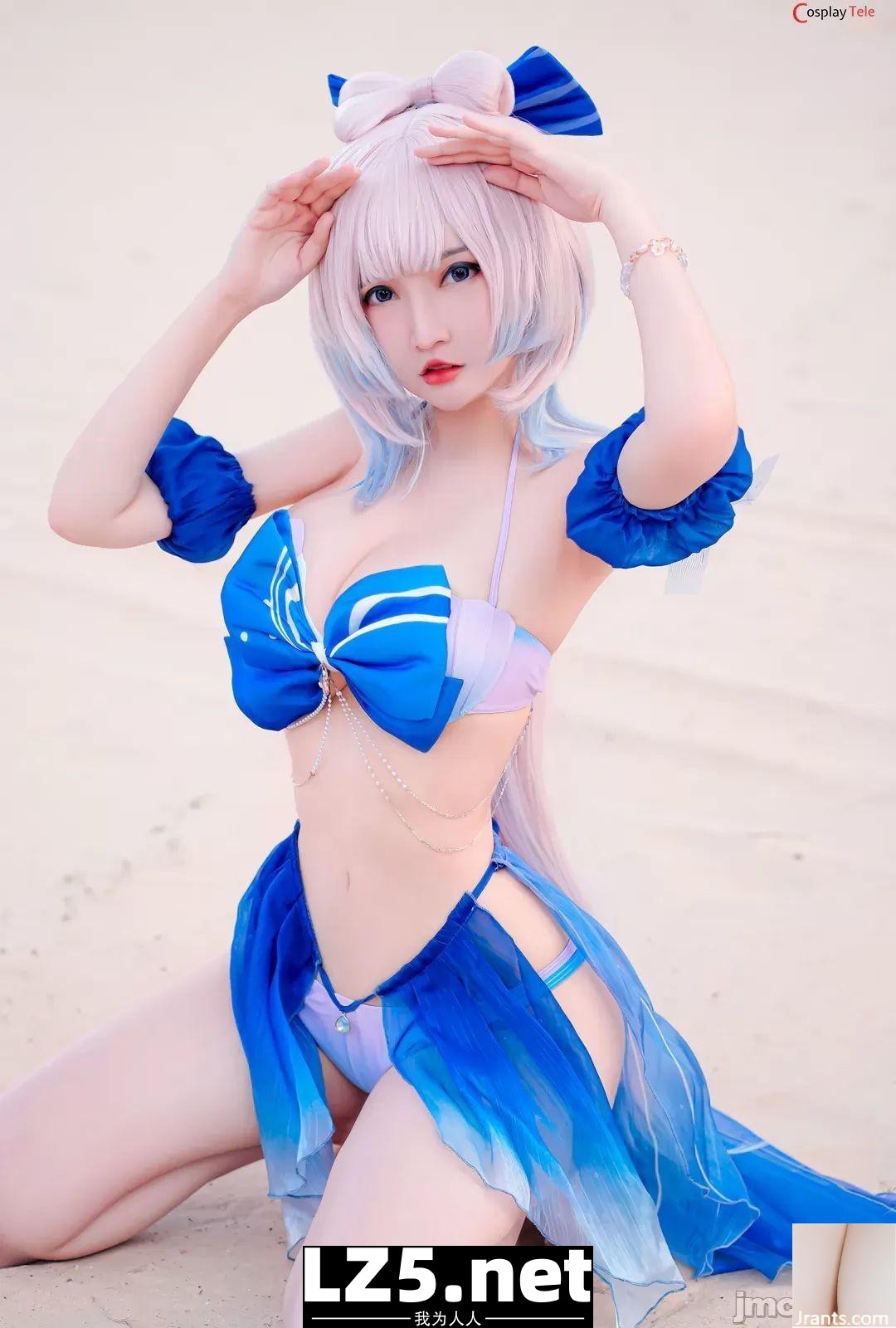Unknown Cosplayer Kokomi Bikini (21P)