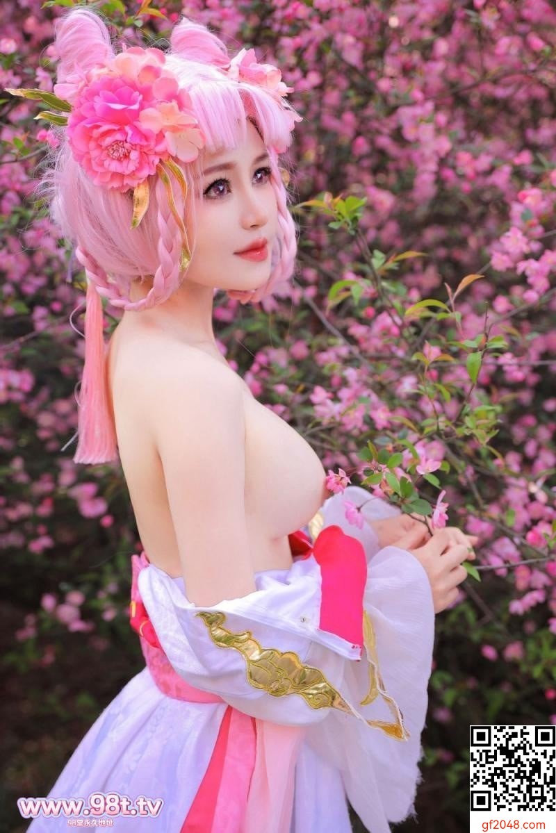 樱花树下的顶级白虎[58P]