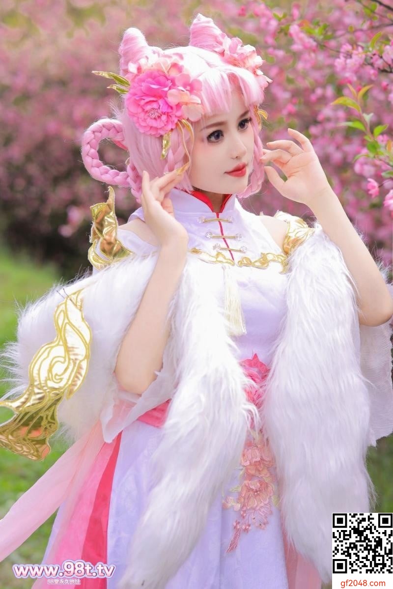 樱花树下的顶级白虎[58P]