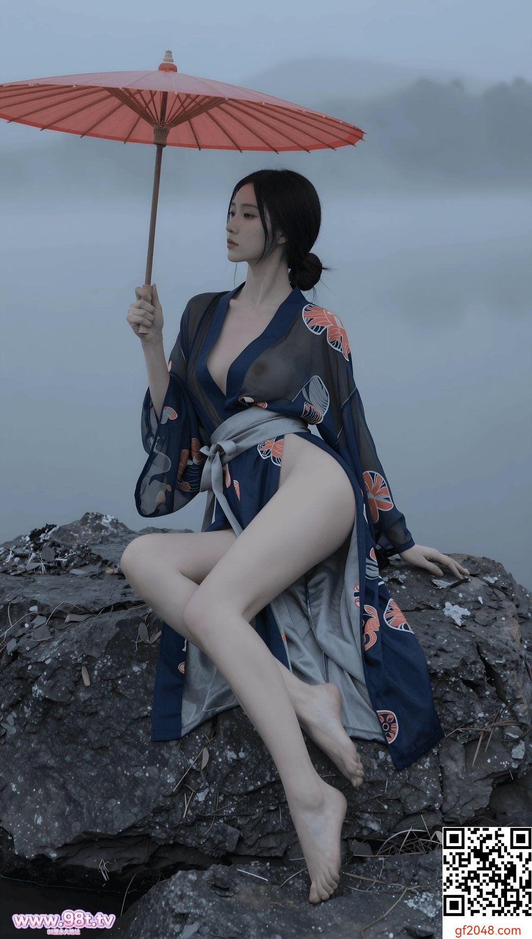 幻姬物语 - 雾湖孤伞，薄纱下美好的双乳[31P]