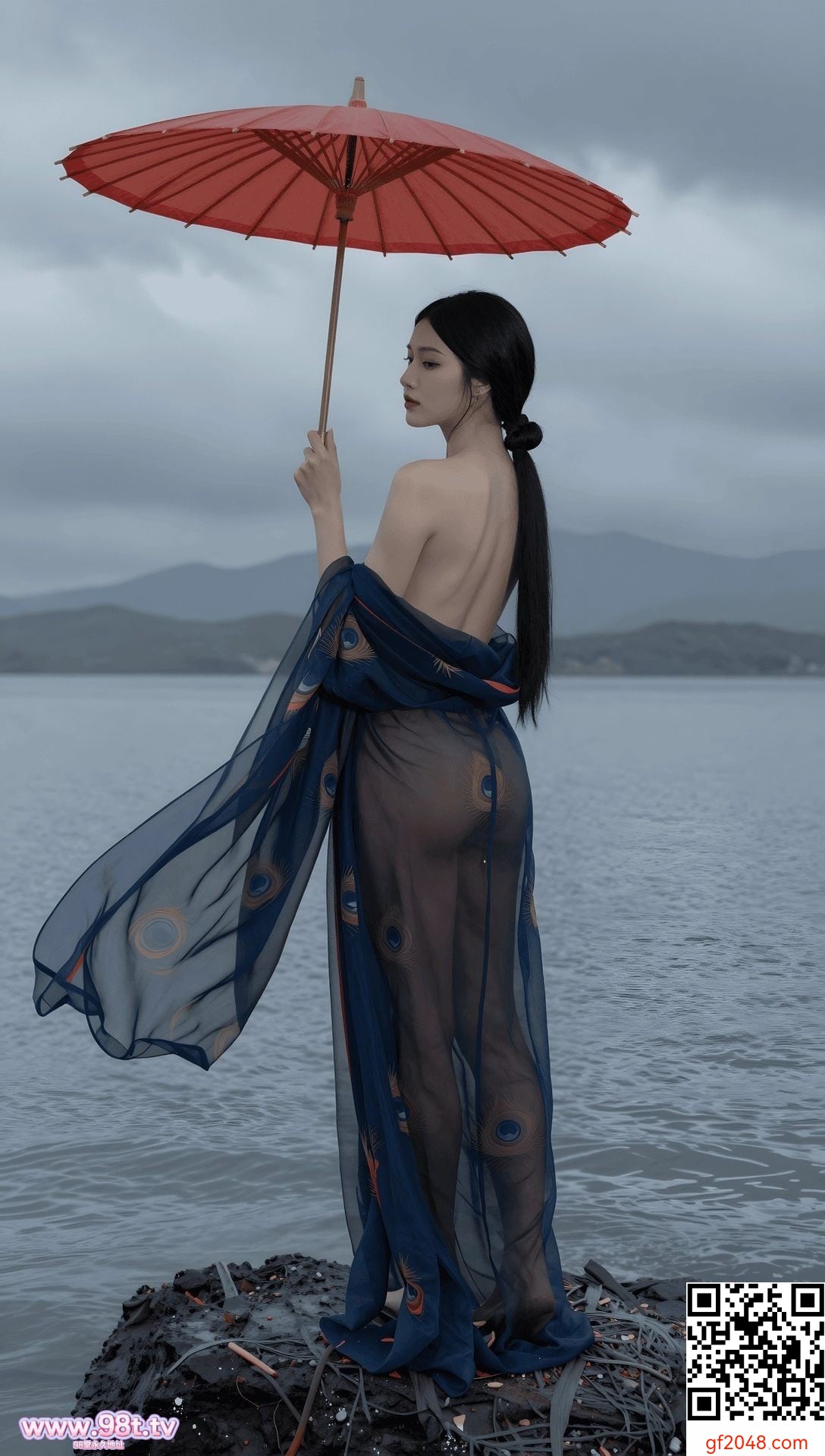 幻姬物语 - 雾湖孤伞，薄纱下美好的双乳[31P]